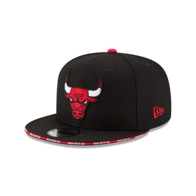 Sapca New Era Chicago Bulls NBA Callout Trim 9FIFTY Snapback - Negrii